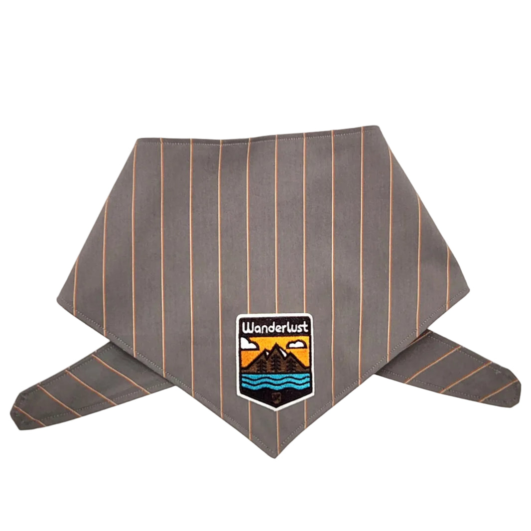 bandana rayé Wanderlust