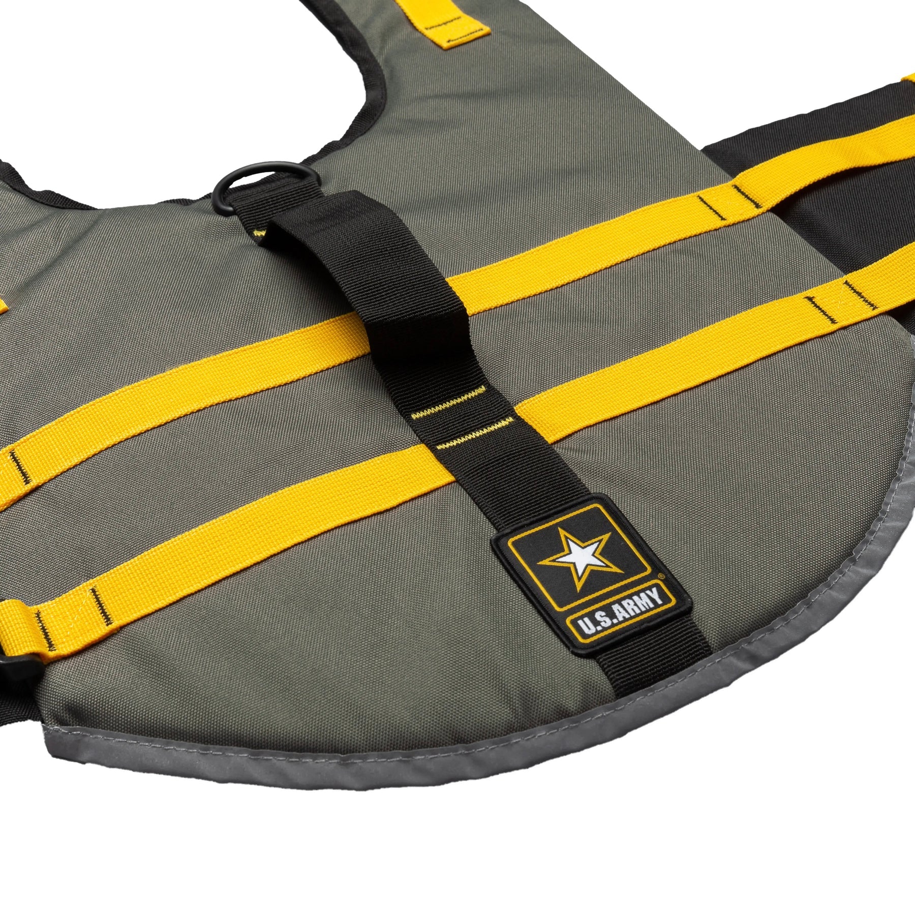 Dog Army Green Life Vest Adjustable