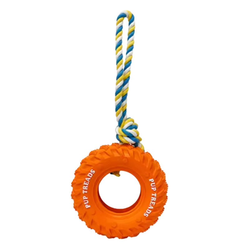 Tug of war tire for dogs