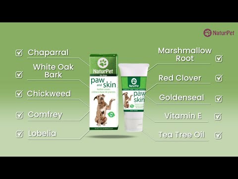 video about paw skin from naturpet

